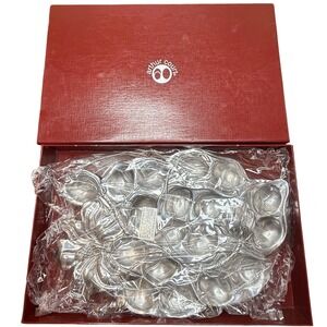 Arthur Court Magnolia Blossom Egg Tray Dish w/Box Aluminum Serving Platter RARE